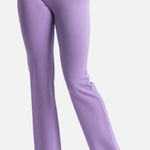 Betabrand ‎ XS Petite Purple Dress Pant Yoga Pants Bootcut Career Work Photo 0