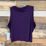 Spiritual Gangster  Create Kindness Box Crop Tank NWT Size Large Purple Photo 4
