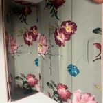 Ted Baker  London Sunglasses Case Pink Rose Gold Magnetic Floral Lining Photo 3