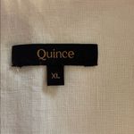 Quince  Women’s Linen Short Sleeve Button Front Shirt Blouse Pink XL Photo 1