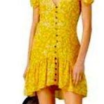 WISH Rent the Runway Golden Bloom dress sz L $191 Yellow Size L Photo 0