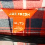 Joe Fresh  L Canada Maple Leaf Red Plaid Top Photo 10