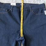 Style & Co . Mid rise tummy control boot leg jeans in Rinse indigo size 14 Short Photo 5