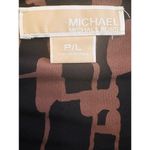 Michael Kors EUC Sleeveless Black Brown Dress Size Petite Large PL Photo 4