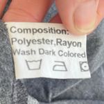 Rose Gal High Low Ruffle Button Up Grey Vest Large Indie Steampunk Boho Retro Gray Photo 5