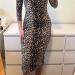 Vintage cheetah print dress the Brown Photo 2