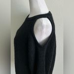 IRO  Black open shoulder merino wool blend long Sweater Photo 10