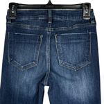 Ashley Mason  Premium SZ 0/24 Flare Jeans Floral Embroidered Frayed Boho Festival Photo 5