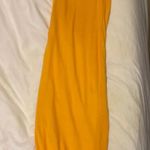 ZARA midi Bodycon Orange Dress Photo 0