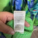 Free People  Mini Dress Cassie Dress Lime Blue Size S Summer Dress Photo 9