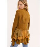 Free People  BLAZER "MILITARY RUFFLES Photo 3