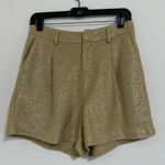 Molly Bracken  Gold Suit Shimmer Blazer and Shorts Photo 7