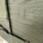 ZARA Green Maxi Skirt with Woven Belt Flare A Line Midi Length linen blend XS Photo 6