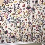 Olivaceous Women’s Boho Floral Print Swiss Dot Flutter Sleeve A-Line Mini Dress Photo 5