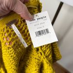 Free People  Gold Show Sunday Shore Pullover Sweater Photo 3