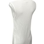 Aritzia Wilfred White Sleeveless Crochet Open Knit Sheer Cover Up Tank Dress S Photo 1