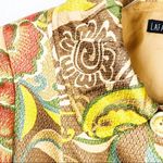 Lafayette 148  New York Floral Cropped Bell Sleeves Lined Blazer Jacket, Size 2 Photo 10