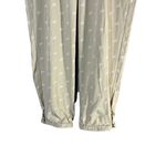 Fabletics  Iggy Jogger Pants Size M/L‎ Tan All-Over Logo Print Sporty Athletic Photo 2
