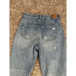 American Eagle Mom Jean Comfort Stretch Waistband Ripped Knees Denim High Rise 4 Photo 7