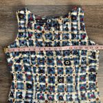 Monsoon Blue Floral Checked Mini Dress 10 Photo 3