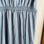 Baltic Born  Poppy Satin Midi Dress Light Blue Photo 10