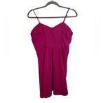 Candie's Candie’s Magenta Fit & Flare Bodice Dress Photo 1