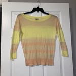 Worthington Striped Pastel Crewneck Sweater Photo 0