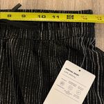 Athleta New  Arrival Skirt Size 4 Pull On Black White Striped Photo 7