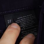 J Brand J. Brand Womens Velvet Super Skinny Pants Size 27 Purple Whimsigoth Witchy Vamp Photo 6