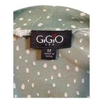 GIGIO USA Floral Patchwork Kimono Duster Green‎ Pink Bohemian Women Size Medium Green Photo 3