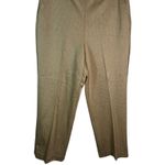 Alfred Dunner  Ponte Herringbone Dress‎ Pants Elastic Waist Proportioned Short 14 Photo 1