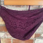 Mossimo Supply Co. Deep Purple Lace string Bikini Bathing suit Size L Size L Photo 5