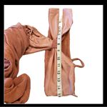 ZARA Topshop Peach Cutout Dress NWT | Size Small (4-6) | Bow, Side Cutouts, Shimmer Photo 7