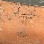 Chloé Chloe Black & Gray Leather MOTO Double Buckle Ankle Boots Size 35.5 Photo 8