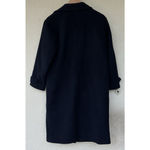 Sandro  Paris Navy Double Breasted Wool Coat Size EU 40 Career Business Thick Photo 2
