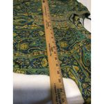 BIBA Women's Tunic Top Paisley Print Embellished Blue Green Yellow siize 38 Blue Size 12 Photo 5