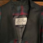 Le Suit vintage plaid blazer jacket with high waisted skirt Photo 4