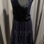 Free People Y2K sheer beaded tulle dress size medium Photo 0