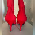 Balenciaga New!  Red Pointed Toe Sock Knife Boots Booties EU 38 US 8 $1290 Photo 6