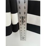 Calvin Klein Dress Women 14W Black White Stripe Belted Modest Office Versatile Photo 6