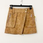 Free People NWT Carson Utility Faux Leather Suede Tan Wrap Size 6 Photo 2