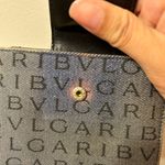 BVLGARI  Women's Bifold Wallet W Hook Denim Blue Photo 6