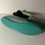 Mahabis Summer Sz US 8 Turquoise Removable Insole Slip On Flats Mesh Shoes Blue Photo 2