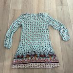 Signature Studio Women’s Teal Bohemian Dress Size Small Photo 1