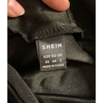 SheIn  Strapless Bodycon Dress Black Ruched Mini XS Photo 4