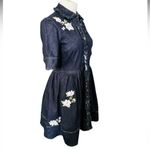 Kate Spade Embroidered Denim Shirt Dress Size 2 Photo 1