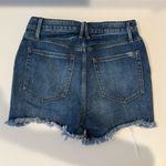 Good American  Bombshell Cutoff Jean Shorts Distressed Size 6 / 28 Blue Denim 646 Photo 7