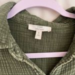 Como vintage Olive Green Button-Up Shirt Photo 2