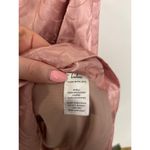 Lulus Dress Womens Small Classy Moments Mini Blush Satin Jacquard Twist Front Pink Photo 7