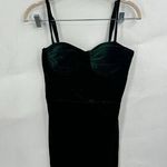 Windsor Dress Women Small Green Velvet Tinkerbell Holiday Feel Me Bustier Mini Photo 0